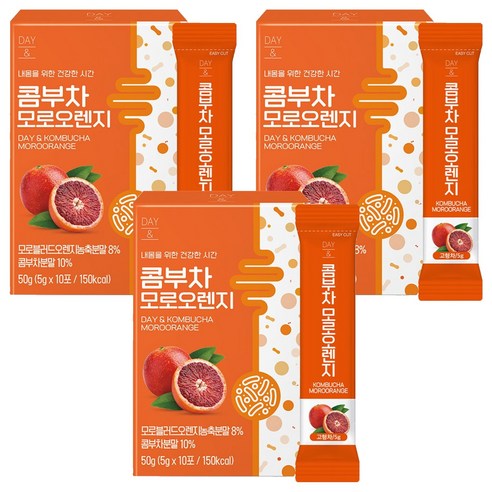 데이앤 콤부차 모로오렌지, 5g, 10개입, 3개