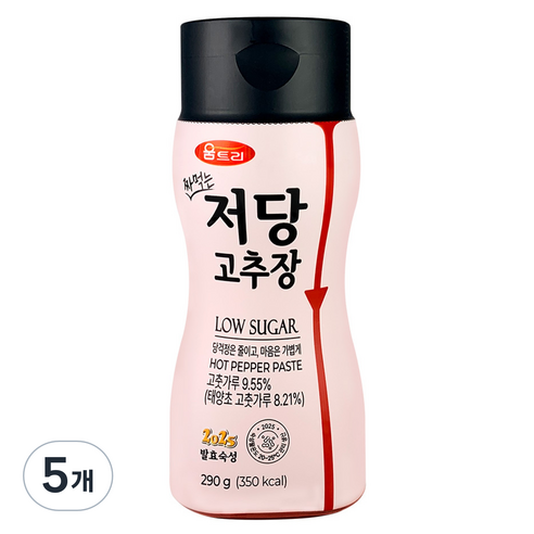 움트리 저당 고추장, 290g, 5개