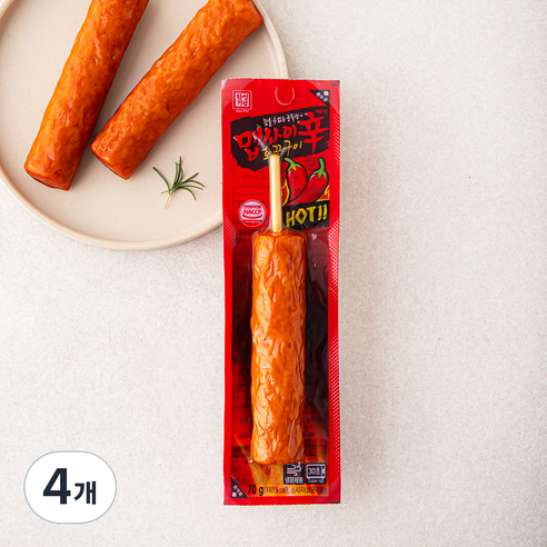 한성기업 맵사이신 화끈구이, 70g, 4개