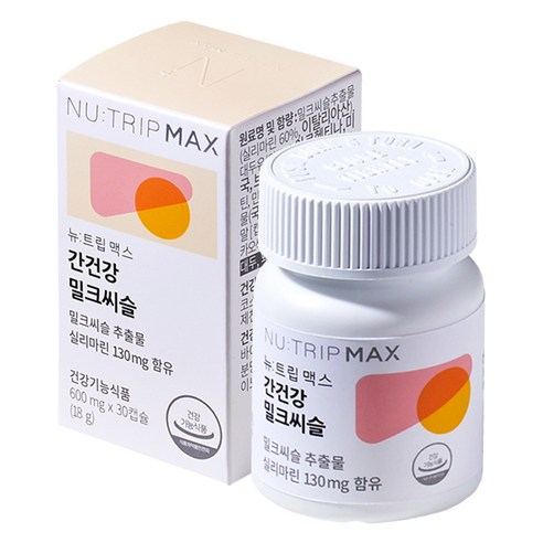 뉴트립 간건강 밀크씨슬 600 mg, 1개, 18g