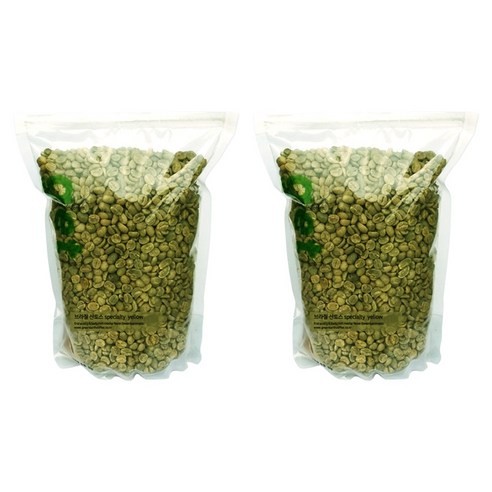 그린어쓰 브라질 산토스 specialty yellow, 1kg, 2개