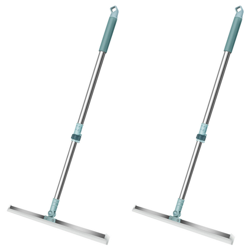 무식이네 워터쓱싹 180도 욕실 물기제거 2단 롱 스퀴지 그린, 2개