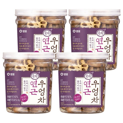 순작 연근 우엉차, 60g, 4개
