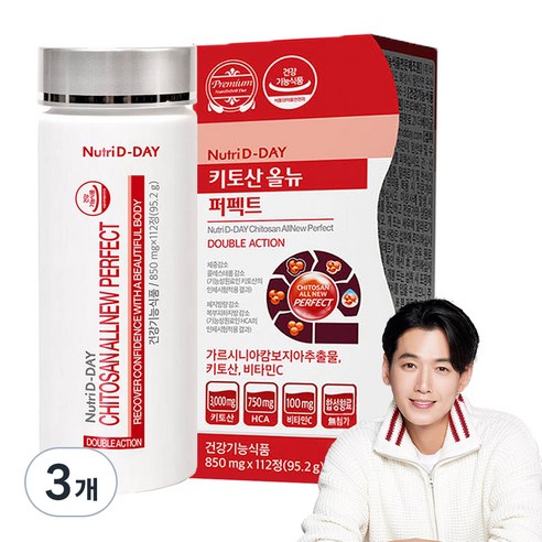 뉴트리디데이 키토산 올 뉴 퍼펙트, 112정, 3개