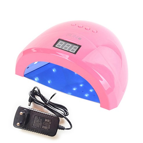 SUN1 LED/UV 젤네일 램프 48W, 레드핑크, 1개