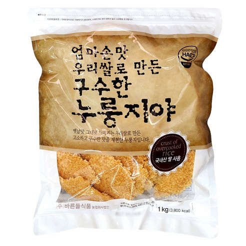 엄마손맛 우리쌀 구수한 누룽지, 3kg, 1개