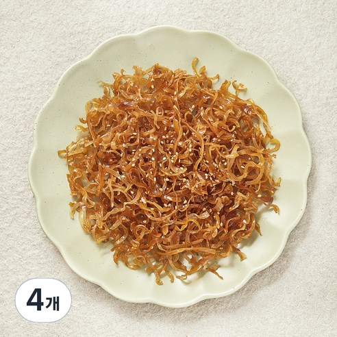 비움반찬 오징어실채볶음, 80g, 4개