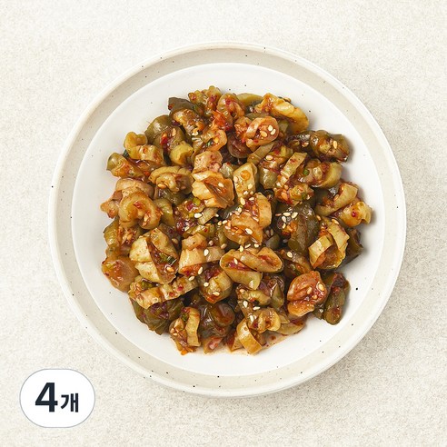정미경키친 오이지무침, 100g, 4개