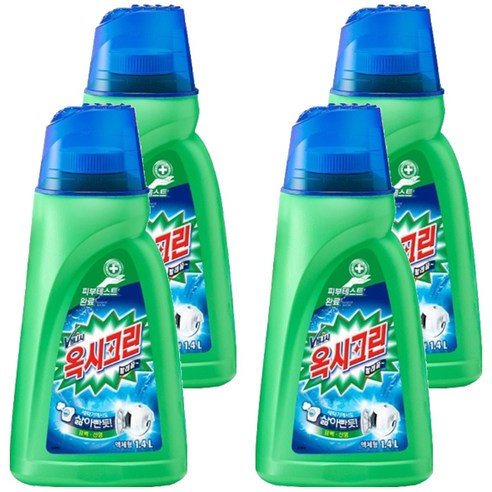 옥시크린 액체형 표백제, 1.4L, 4개
