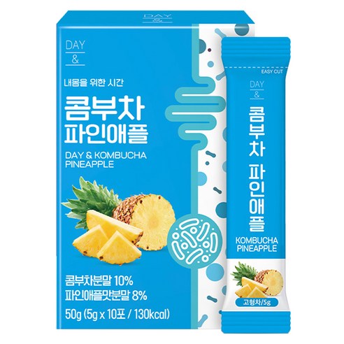 데이앤 콤부차 파인애플, 5g, 10개입, 1개
