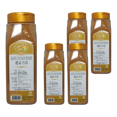 내츄럴스파이스 신영 계피가루, 400g, 5개