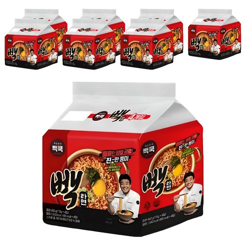 백쿡 빽라면 115g, 32개