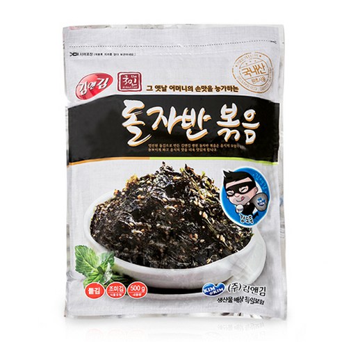 김앤김 & 더국민 광천 돌자반 볶음, 500g, 1개
