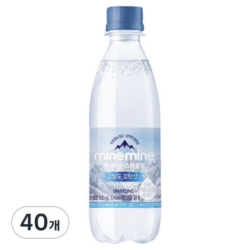동원 미네마인 스파클링 동원 고밀도 강탄산, 500ml, 40개