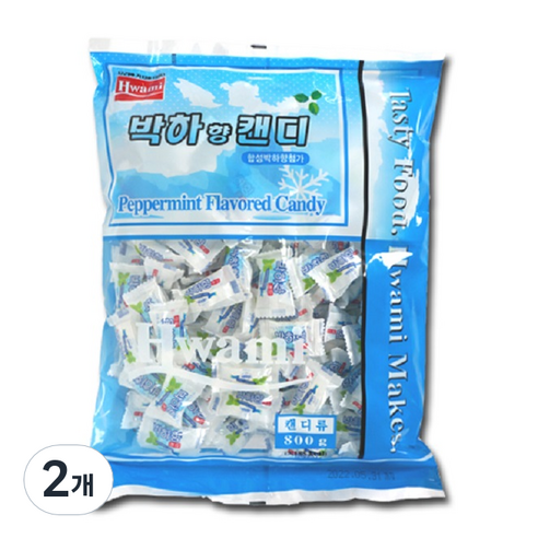 화미 박하향캔디, 800g, 2개