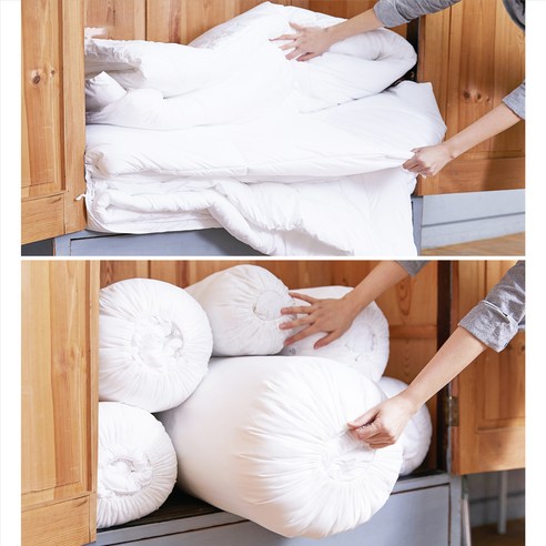 롤앤스택 이불 정리 파우치로 공간을 예술로 승화시키세요.