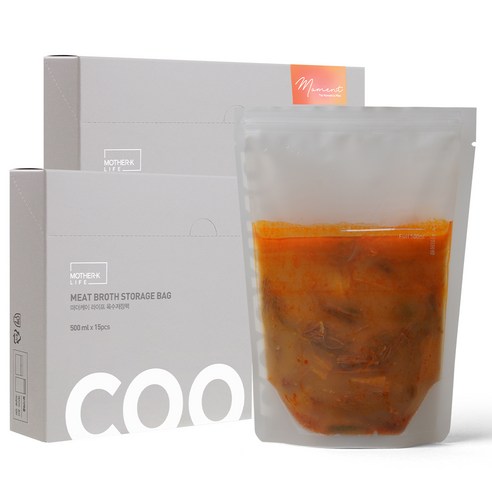 마더케이 라이프 육수저장팩 500ml, 15개입, 2개