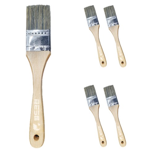 월드크린 다용도 페인트 붓, 5개