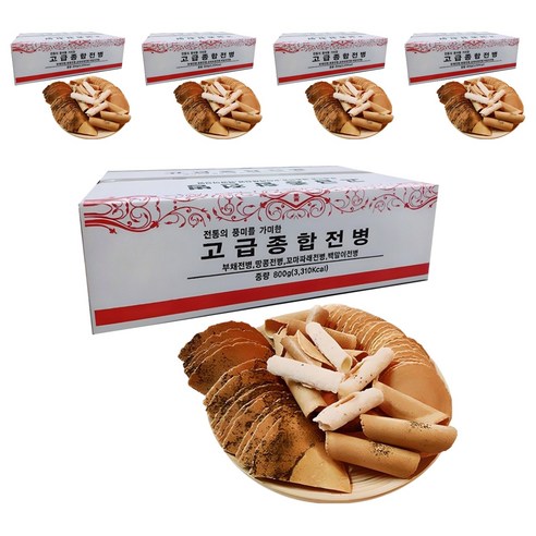 정다운식품 고급종합전병, 800g, 5개