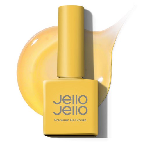 젤로젤로 프리미엄 젤네일 폴리쉬 시럽 컬러 10ml, JJ-18 엠버옐로우, 1개