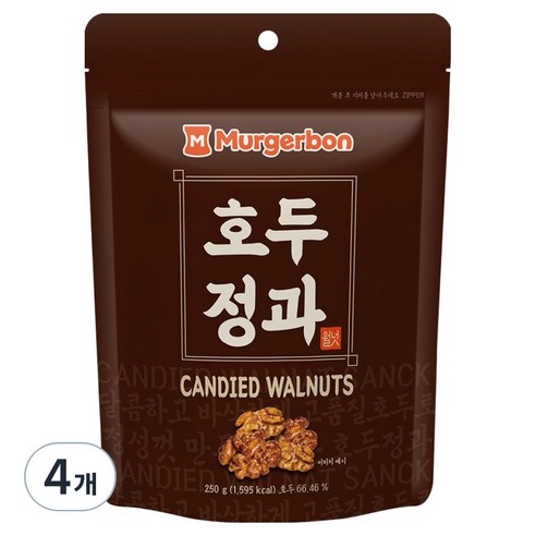 머거본 호두정과, 250g, 4개