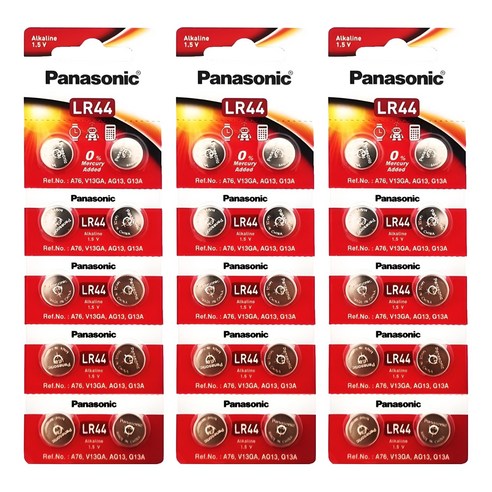 파나소닉 알카라인 코인건전지, 10개입, 3개