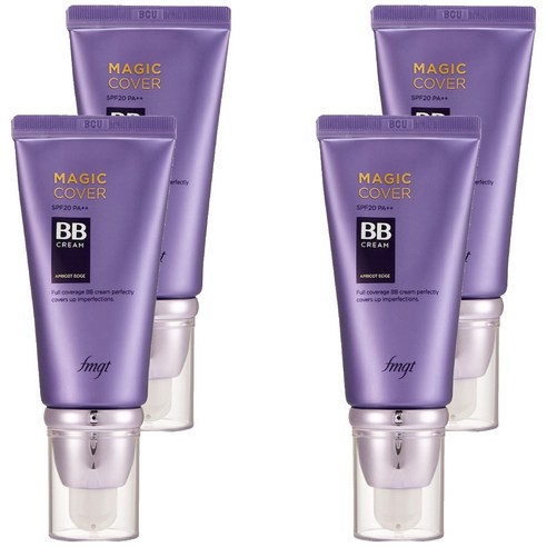 더페이스샵 fmgt 매직 커버 비비크림 SPF20 PA++, V203 내추럴베이지, 45ml, 4개