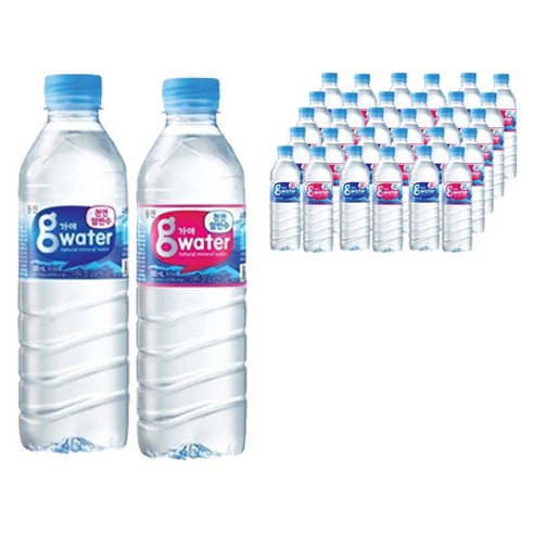 웅진식품 가야g워터, 80개, 500ml