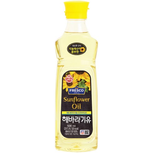 오뚜기 프레스코 해바라기유, 500ml, 1개