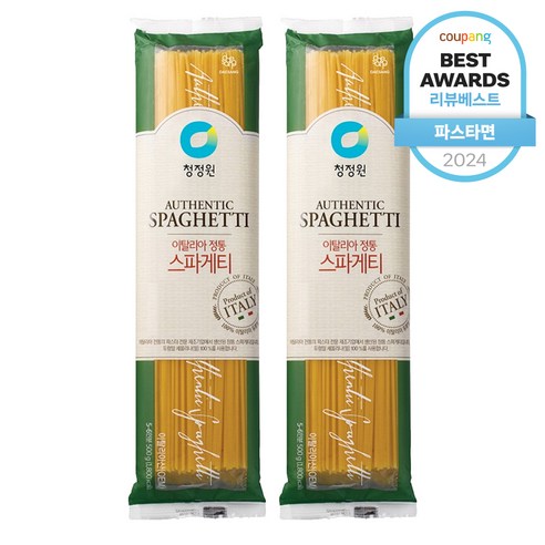 이탈리아의 풍미를 담은 식탁, 청정원 정통 스파게티로 완성하는 행복 스파게티