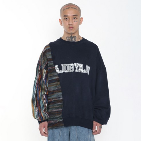 아조바이아조 Oversized Twofold Vintage 맨투맨