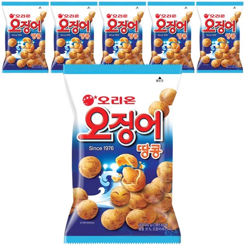 오리온 오징어 땅콩, 202g, 6개