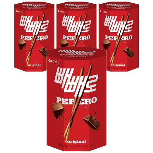 빼빼로 오리지날, 184g, 4개