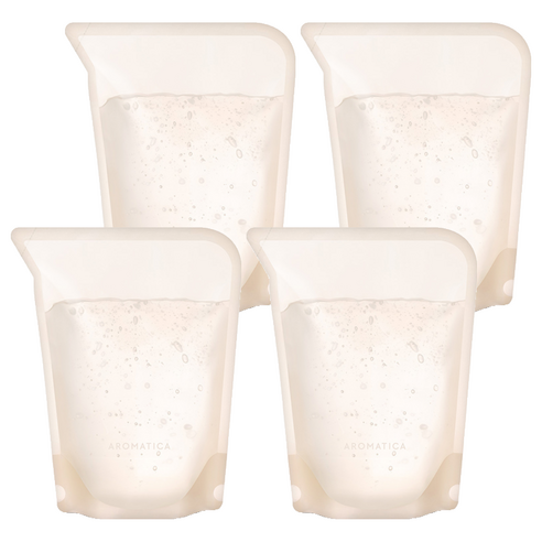 아로마티카 수딩 알로에 베라 젤 리필, 500ml, 4개
