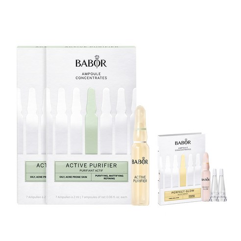 바버 액티브 퓨리파이어 앰플 2ml x 14p + 세이프캡 2p + 글로우 앰플 세트, 1세트