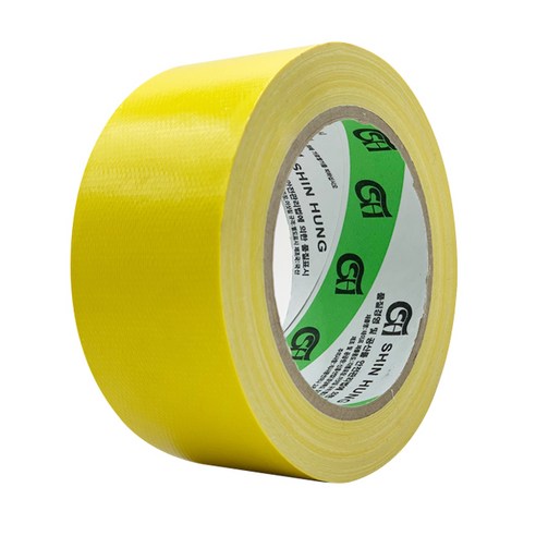 신흥테이프 신흥 면테이프 48mm x 25M 노랑, 1개