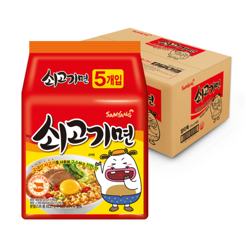 삼양 쇠고기면 120g, 40개