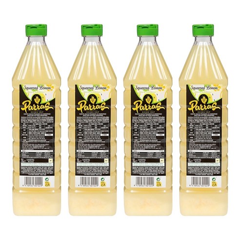 파라스 착즙 레몬 주스, 1L, 4개