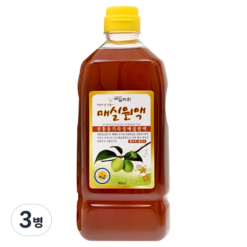 매실원액 1병(900ml), 900ml, 3개 Best Top3