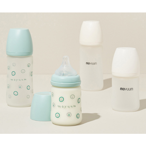 안심 소재, 편리한 세척, 예쁜 디자인까지 갖춘 모윰 젖병으로 육아에 행복을 더하세요!