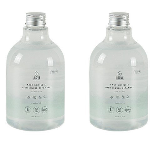 아이보브 젖병 앤 식기 프리미엄 고농축 유아 주방 세정제, 600ml, 2개