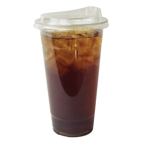 아이엔피 PET 아이스컵 92mm 바디 50p + 드링킹 뚜껑 50p 세트, 580ml, 50개입, 1세트