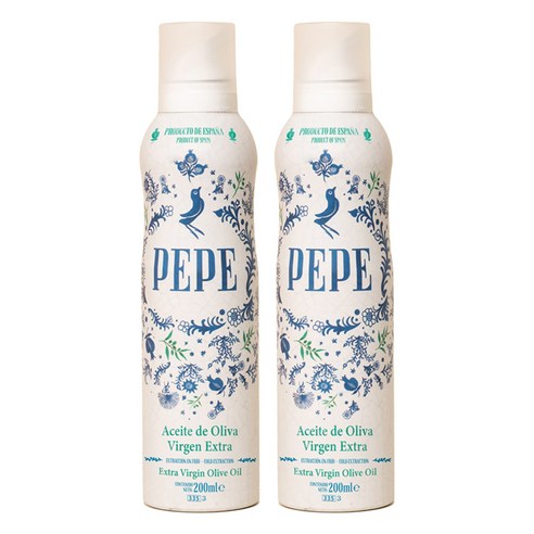 페페 엑스트라 버진 올리브오일 스프레이, 200ml, 2개