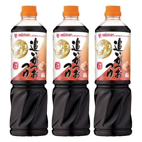 미즈칸 농축 쯔유, 1L, 3개