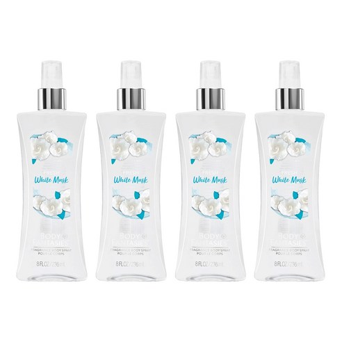 바디판타지 바디미스트 프레쉬화이트머스크, 236ml, 4개