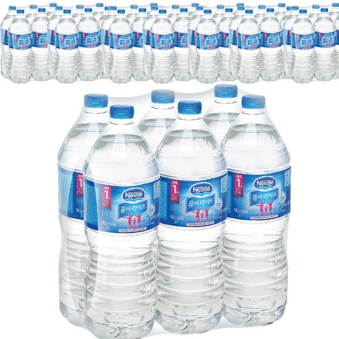 네슬레 퓨어라이프 생수, 2L, 48개