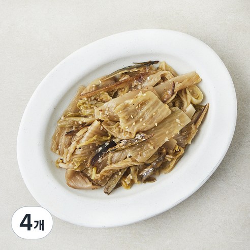 식도감 묵은지 멸치 볶음, 100g, 4개