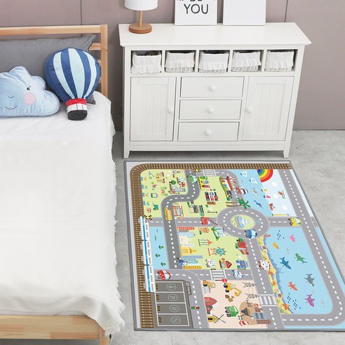 꿈과 상상력이 샘솟는 대명카페트 상어와 자동차 매트