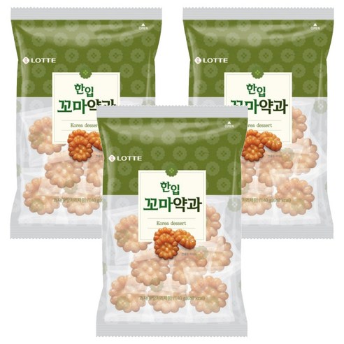 롯데웰푸드 한입꼬마약과, 140g, 3개