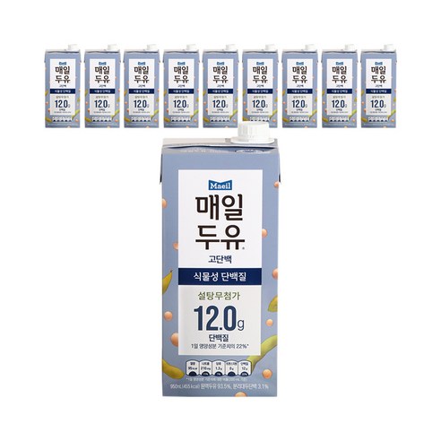 매일두유 고단백 두유, 950ml, 10개